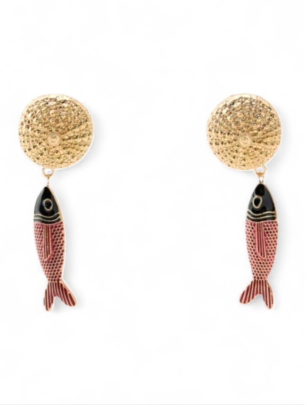 ZARA Circular Fish Earrings